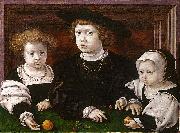 Jan Gossaert Mabuse The Three Children of Christian II of Denmark